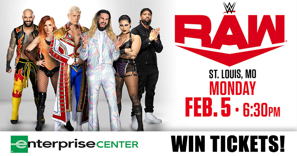 Win Tickets to WWE Monday Night RAW in St. Louis! Premier